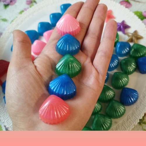 صابون صدف کوچک معطر و گلیسیرینه مناسب گیفت و تزیین (گیفت ارزان مناسب هدیه مدارس)