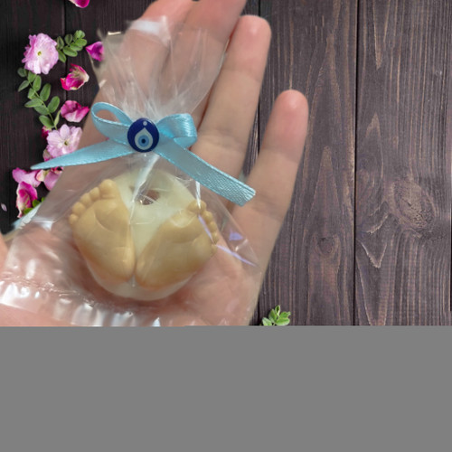 پک ده تایی گیفت رد پا صابونی گلیسیرینه و معطّر پسرانه